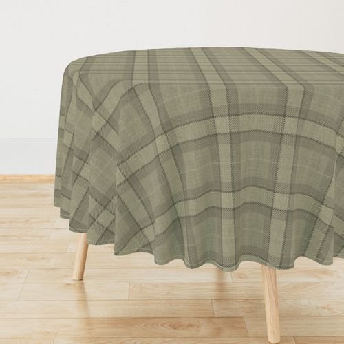 Yellow Gold Vintage Christmas Tartan Plaid Decor Collection Home Styling Collection yellow gold tartan tablecloth design