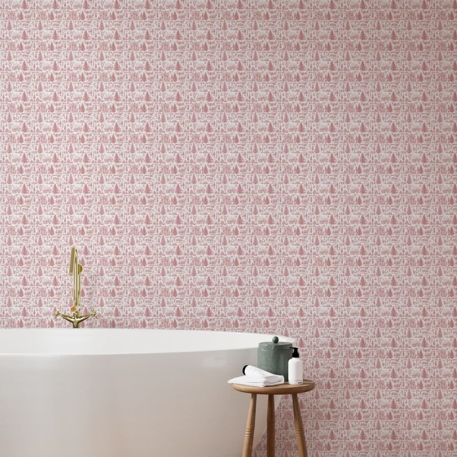 Christmas Nutcracker Toile Christmas Red Wallpaper christmas nutcracker wallpaper
