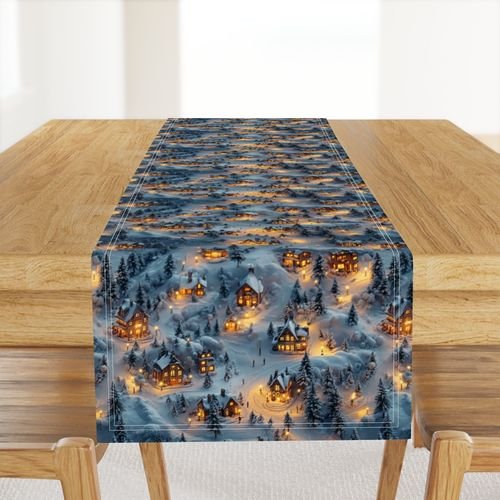 Night Before Christmas - Winters Whisper Home Styling Collection Decor Collection homes table runner design