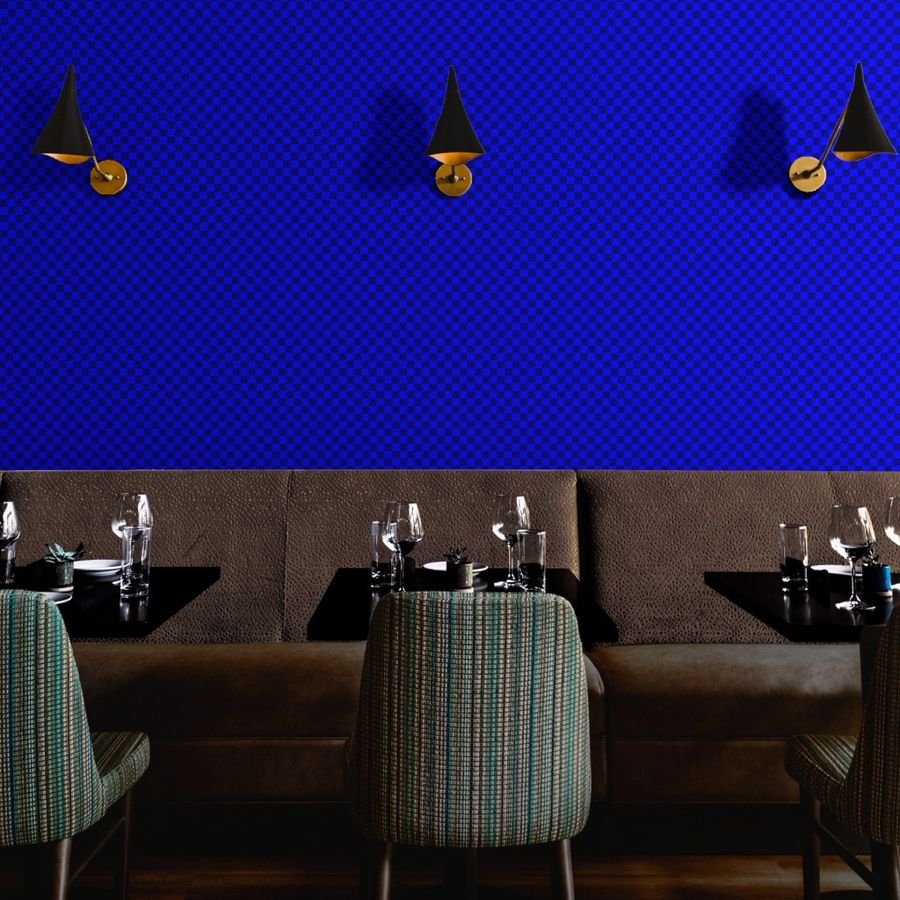 Blue and Navy 1 Inch Check Wallpaper 1 inch check wallpaper