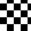 Large Black and White Check